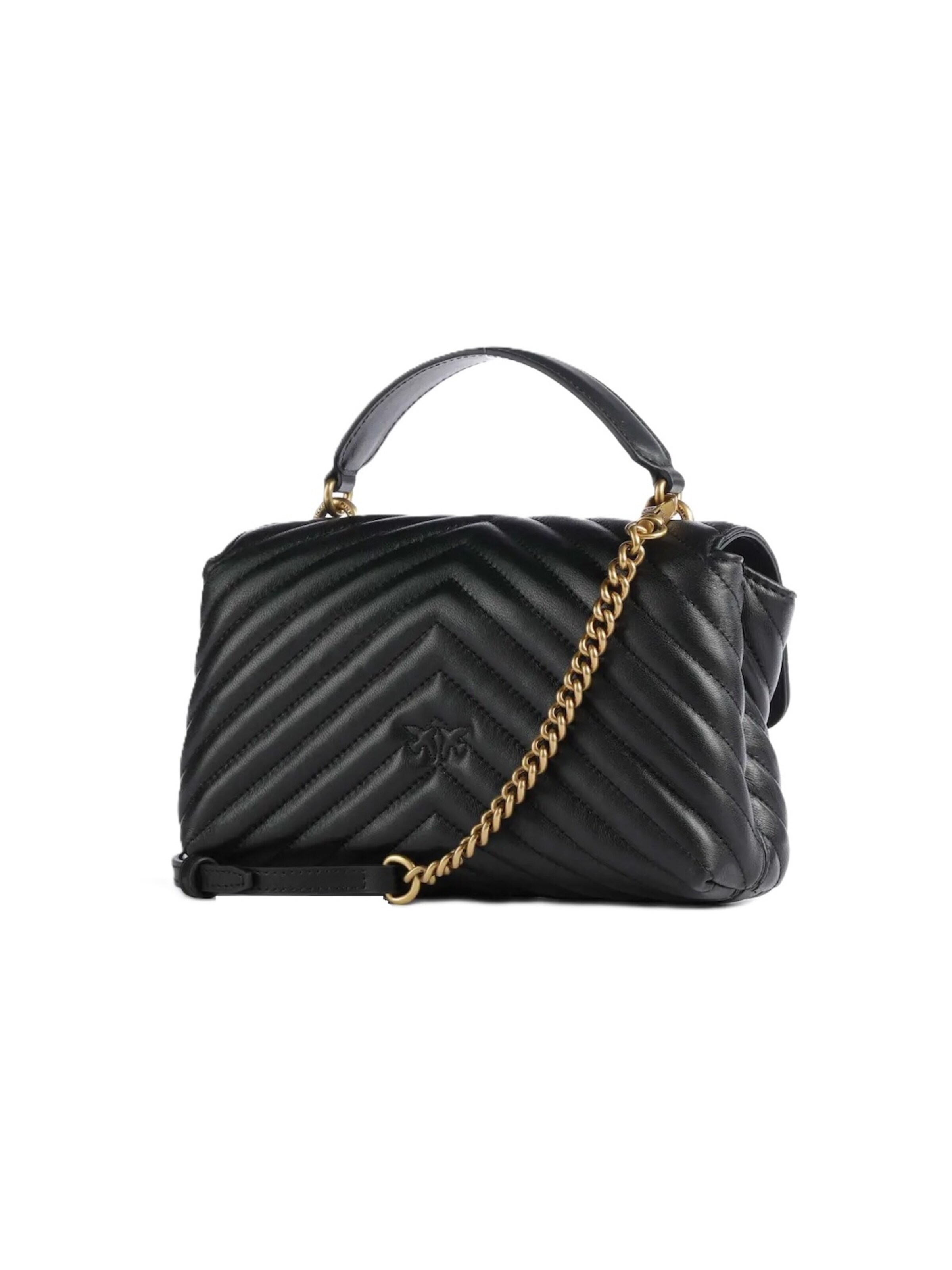 Borsa a tracolla '100044 A0GK' di PINKO in nero