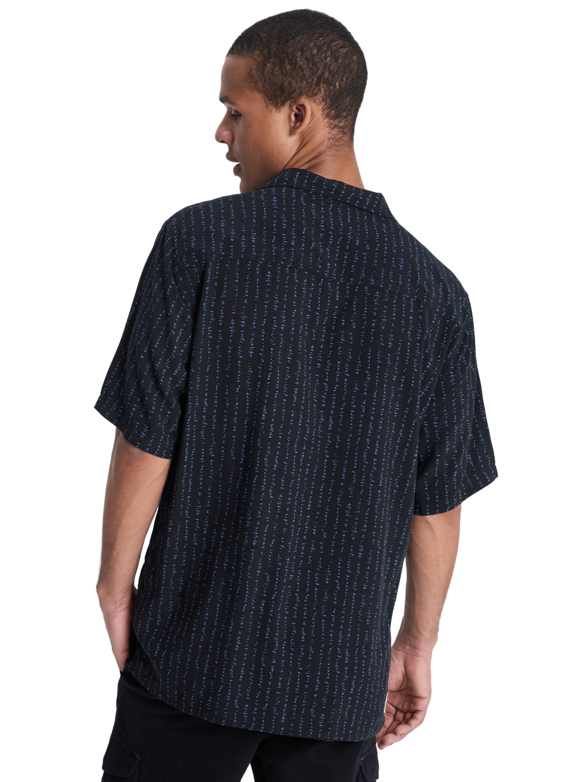 QUIKSILVER Comfort fit Button Up Shirt 'Paradise' in Blue
