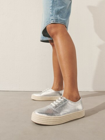 Sneaker bassa 'Forever Comfort' di Next in argento