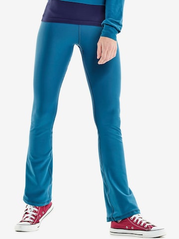 Winshape Bootcut Sportbroek 'BCHWL103C' in Blauw: voorkant