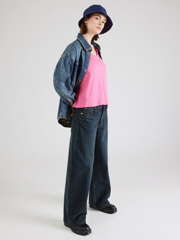 Superdry Shirt 'Studios' in Roze