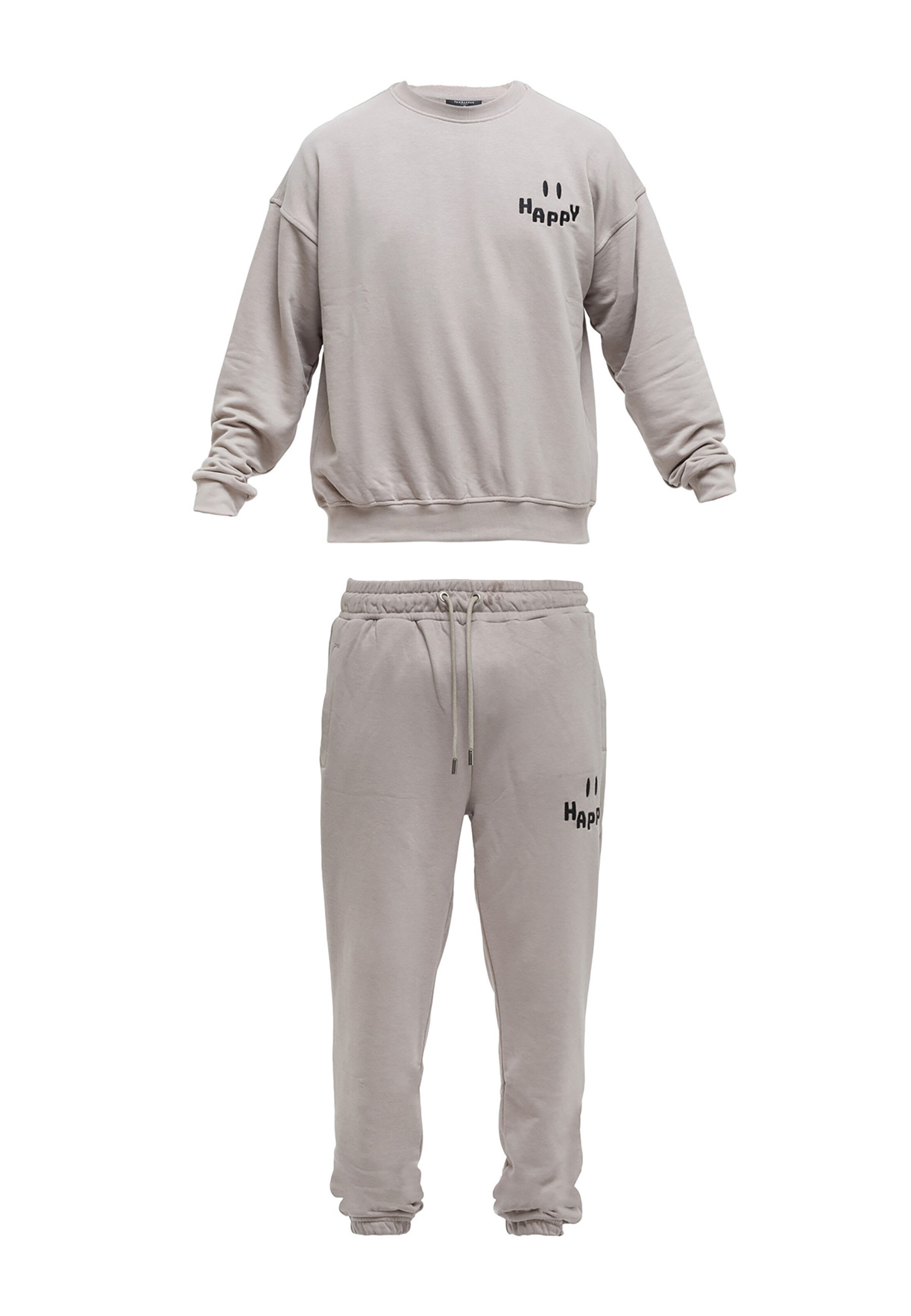 Tom Barron Trainingspak in Grijs: voorkant