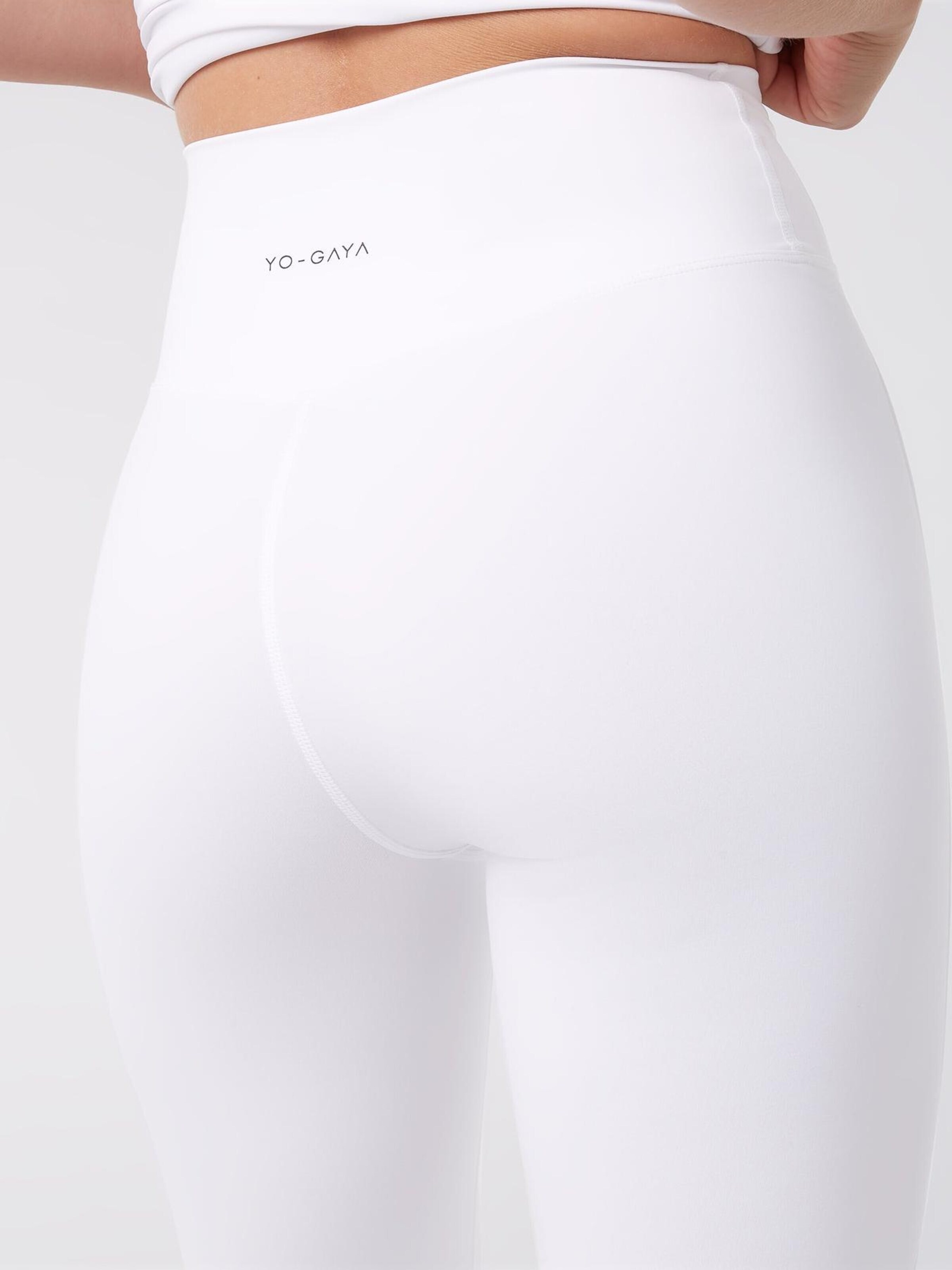 YO-GAYA Skinny Leggings in White