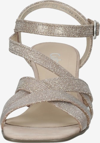 GABOR Strap Sandals in Silver