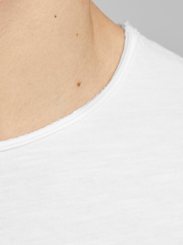 JACK & JONES Regularny krój Koszulka 'Easher' w kolorze biały