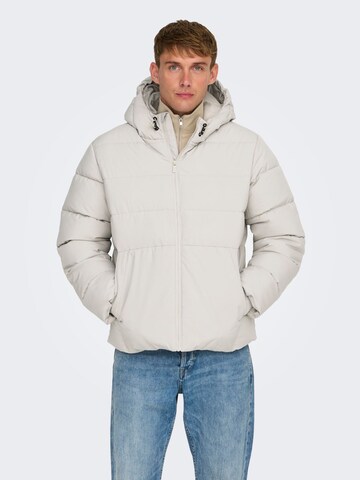 Only & Sons Winter jacket '22030170' in Beige