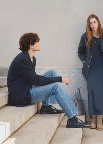 MANGO TEEN Coat in Blue