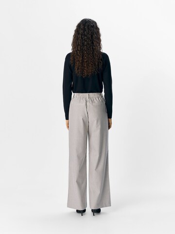 OBJECT Wide Leg Hose 'OBJLisa' in Grau
