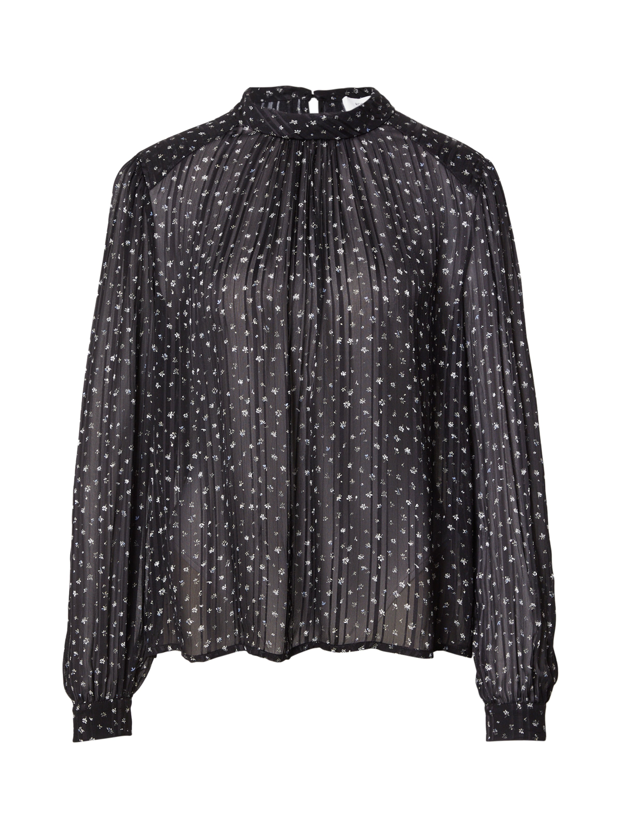 rosemunde Pluus 'Gloria', värv must: eest vaates