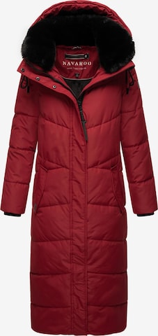 NAVAHOO Zimný kabát 'Hingucker XIV' - Červená: predná strana