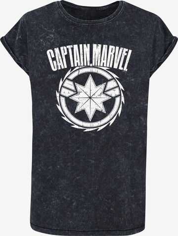 Maglietta 'Captain Marvel - Blade' di ABSOLUTE CULT in nero: frontale