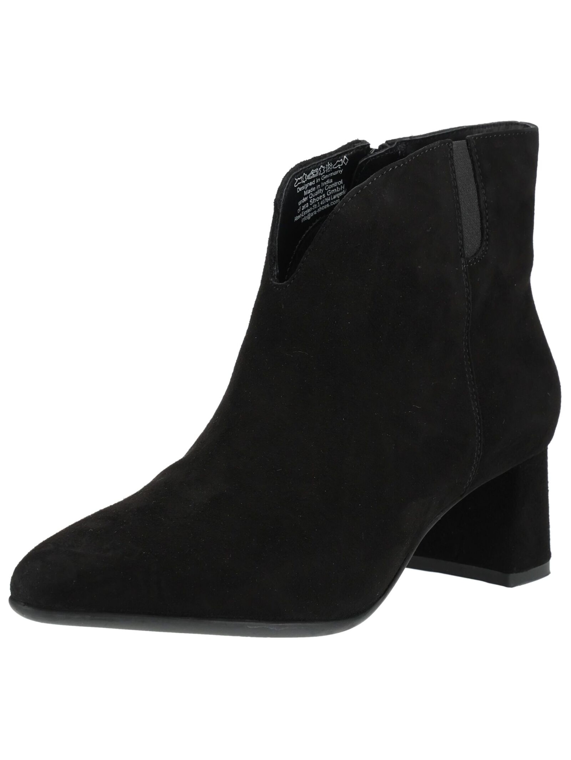 Bottines ARA en noir : devant