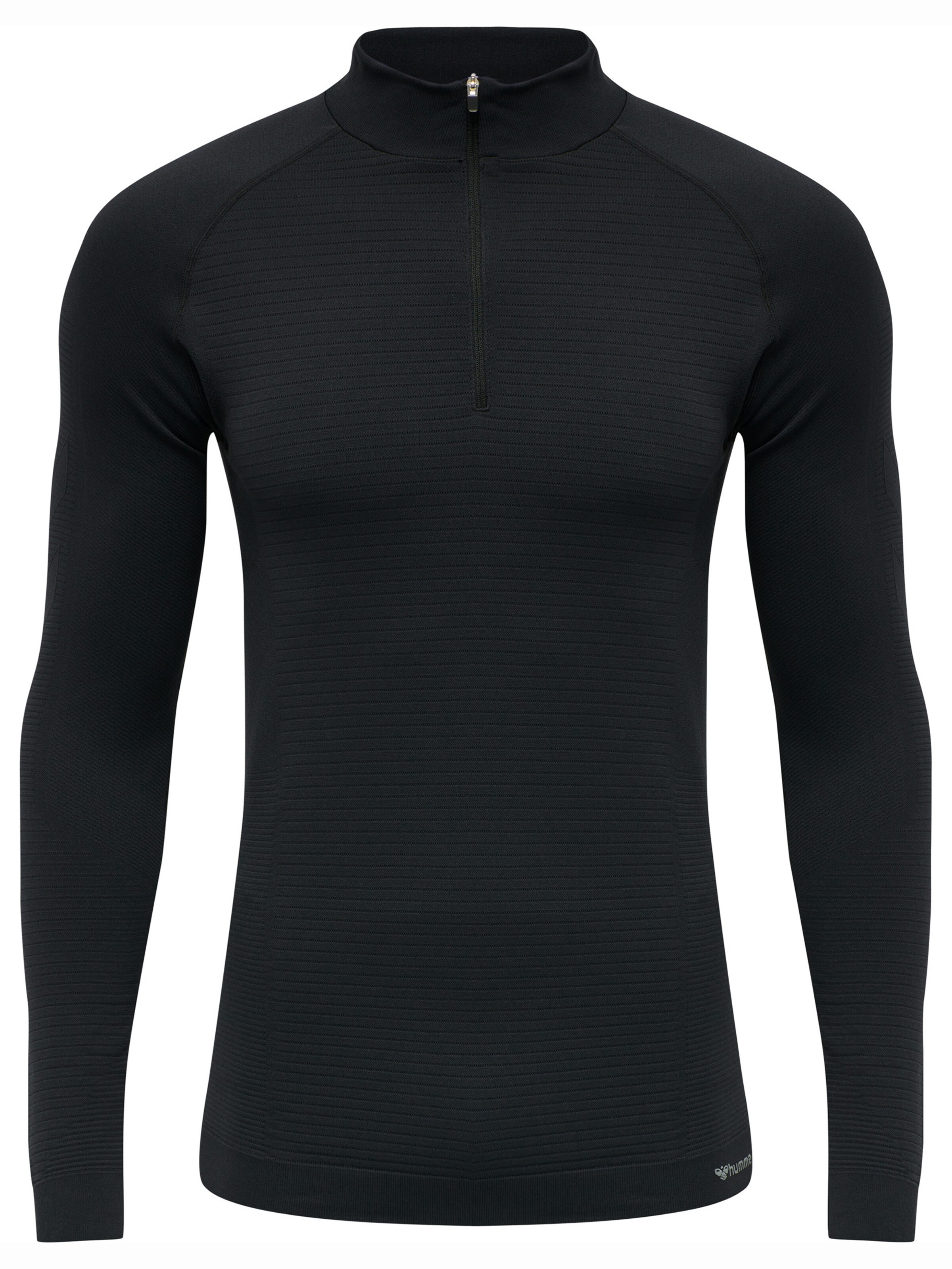 T-Shirt fonctionnel Hummel en noir : devant