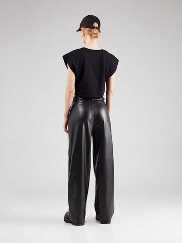 ONLY - Pierna ancha Pantalón 'ONLFLAX-LIORA' en negro