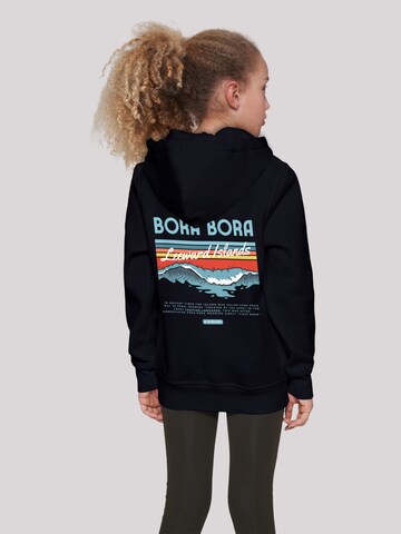 F4NT4STIC Sweatshirt 'Bora Bora Leewards Island' in Black: front