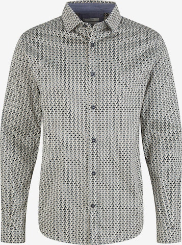 Coupe regular Chemise TOM TAILOR en bleu : devant