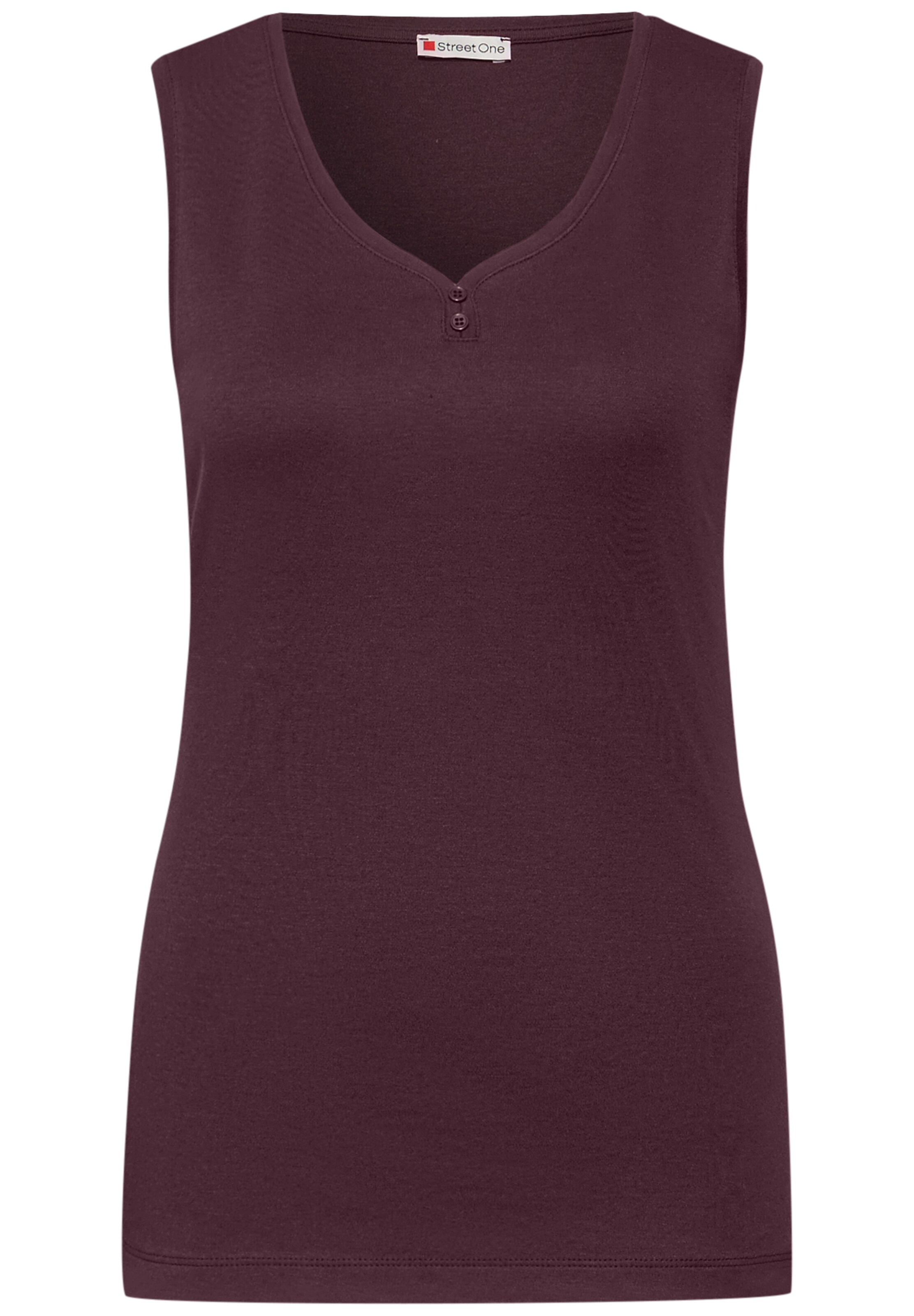 STREET ONE Top in Brown: front
