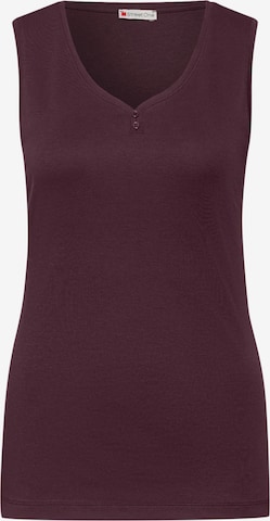 STREET ONE Top in Brown: front