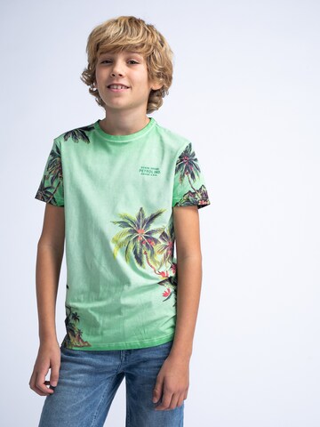 T-Shirt 'Tybee Island' Petrol Industries en vert : devant