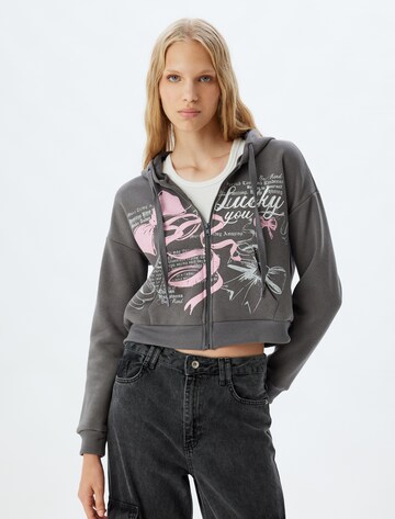 Koton Sweat jacket in Grey: front