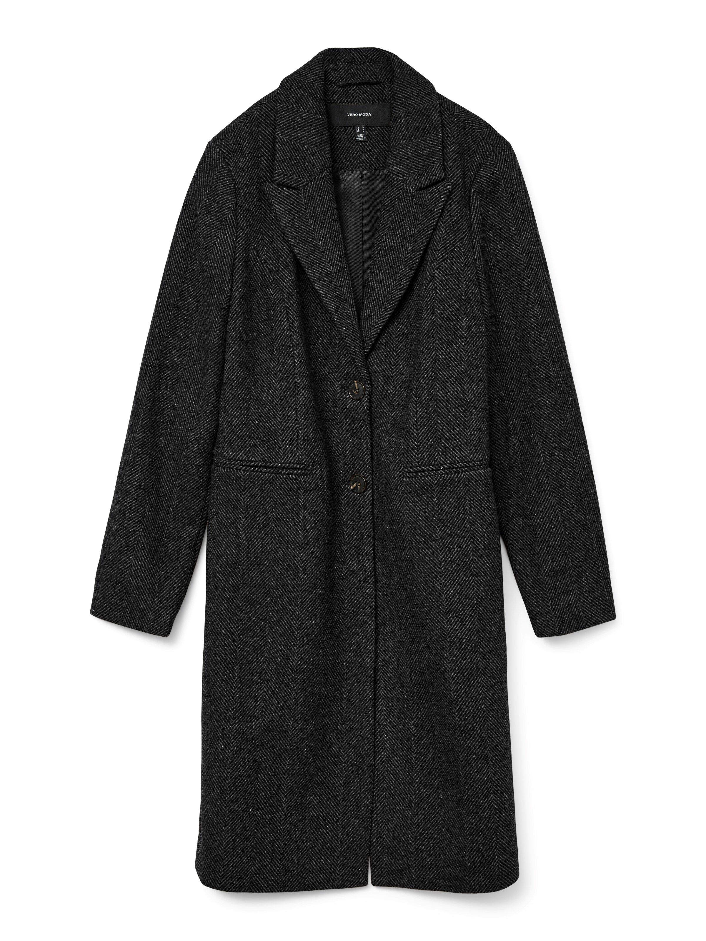 VERO MODA Übergangsmantel in Schwarz: Vorderseite