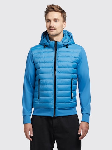 khujo Jacke 'Bolt Matt' in Blau: Vorderseite