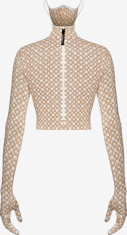 MONOSUIT Crop-Top in Beige