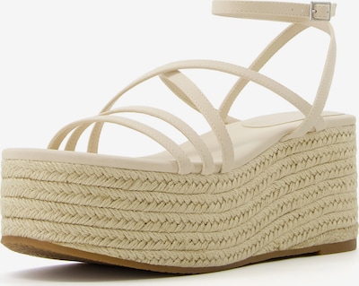 Bershka Sandale in weiß, Produktansicht