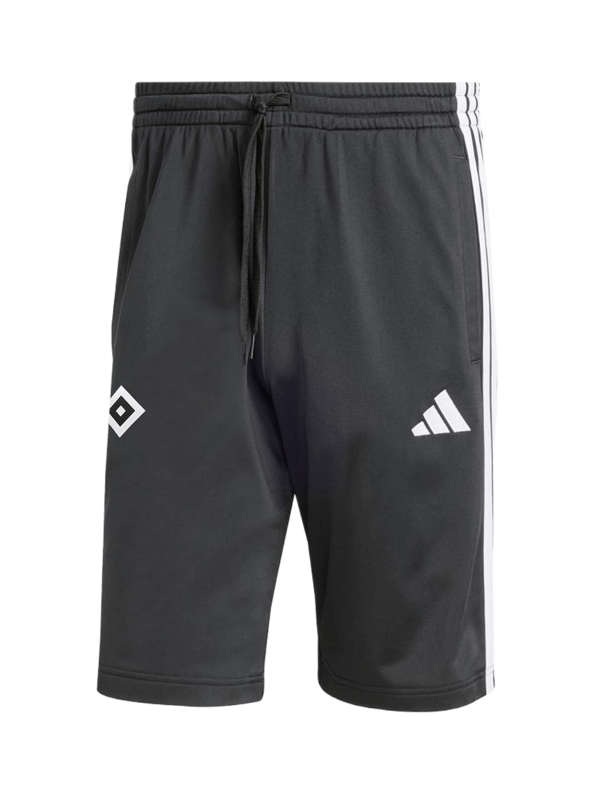 ADIDAS PERFORMANCE regular Παντελόνι φόρμας 'Hamburger SV' σε μαύρο: μπροστά