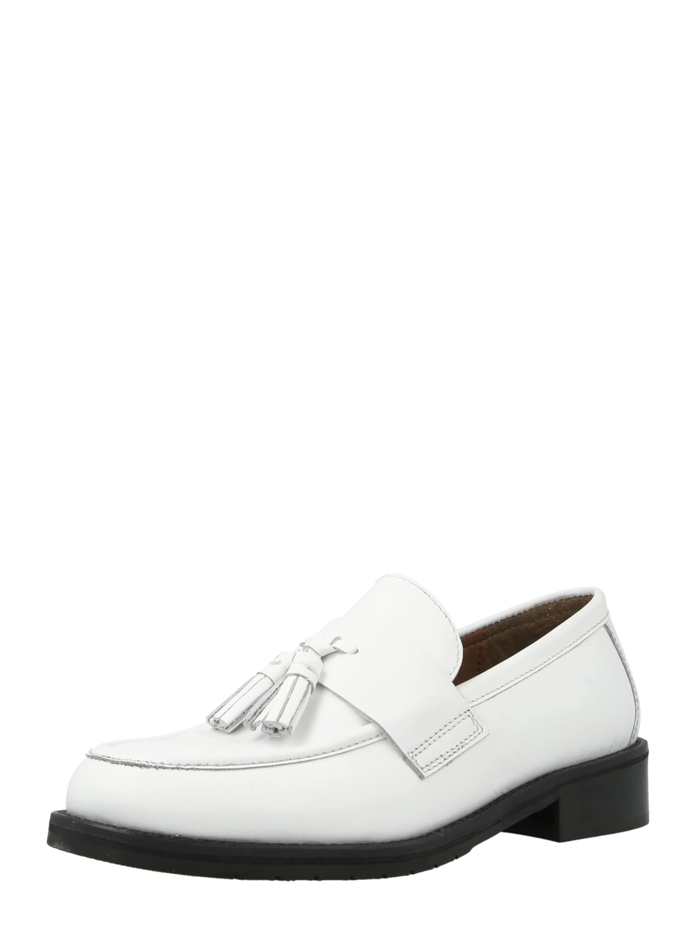 ABOUT YOU Slipper 'Anastasia', värv valge: eest vaates