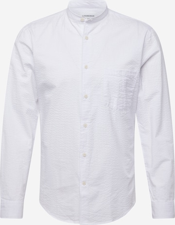 Regular fit Camicia di Lindbergh in bianco: frontale