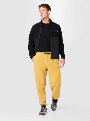 JACK WOLFSKIN Regular Workout Pants 'OSLOER' in Gold