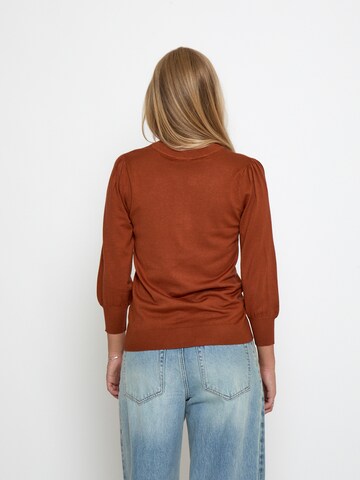 minus Top 'Mersin' in Brown