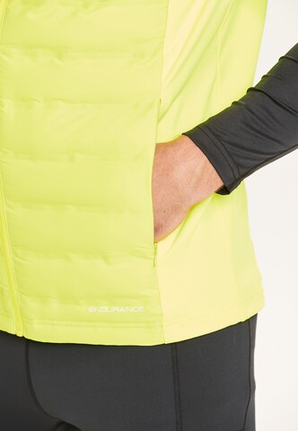 Gilet de sport 'Midan' ENDURANCE en jaune