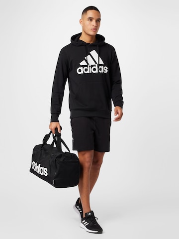 juoda ADIDAS SPORTSWEAR Sportinio tipo megztinis 'Essentials'