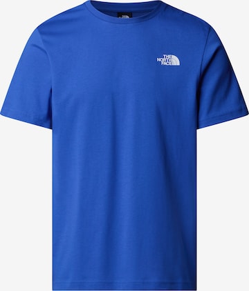 mėlyna THE NORTH FACE Marškinėliai: priekis