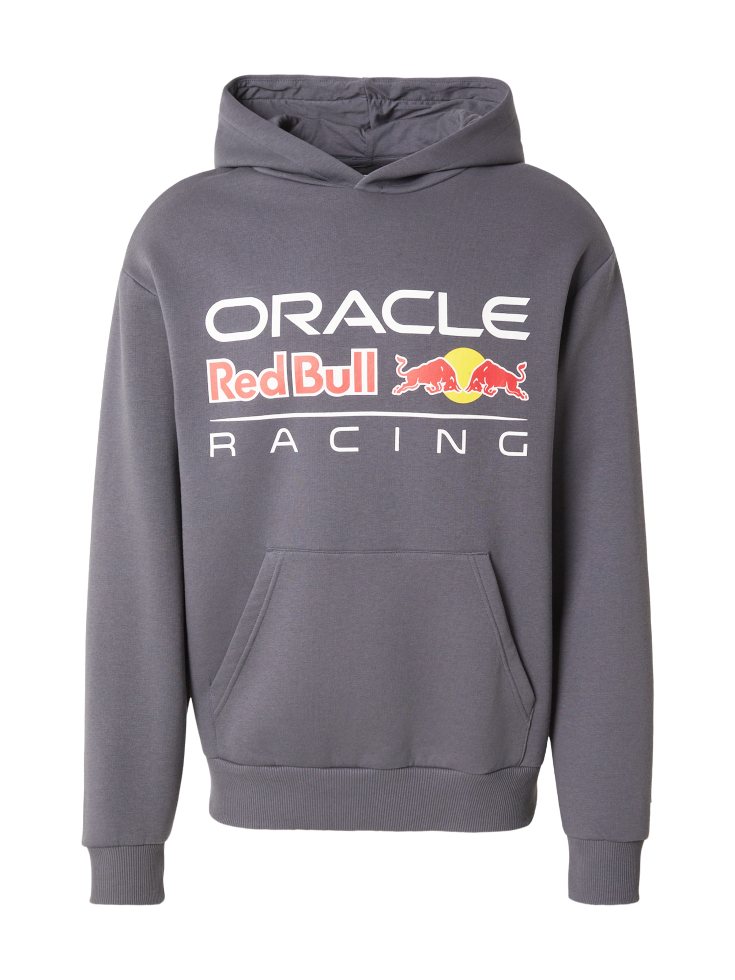 Felpa 'RBULLF1' di NEW ERA in grigio: frontale