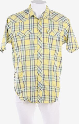 Angelo Litrico Button Up Shirt in L in Yellow: front