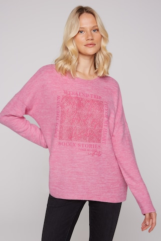 Soccx Sweater in Pink: front