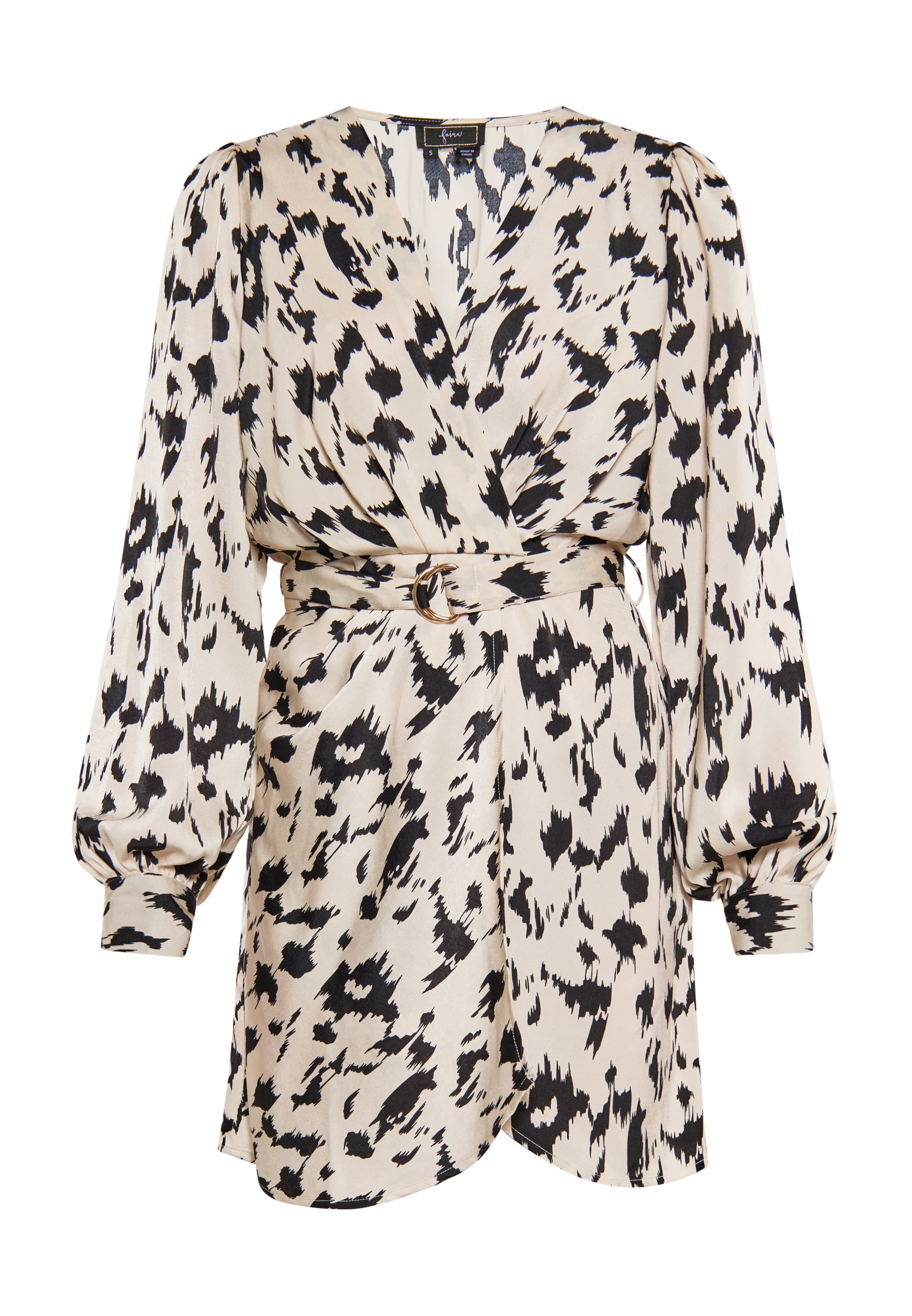 faina Kleid in Beige: Vorderseite