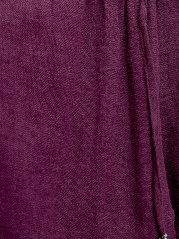 Pull&Bear Regular Trousers in Purple