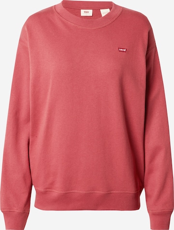 LEVI'S ®Sweater majica 'Standard Crew' - crvena boja: prednji dio