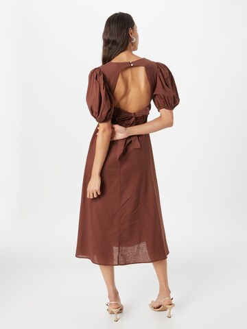 Nasty Gal Summer Dress in Brown