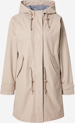 Cappotto funzionale 'Travel Friese' di Derbe in grigio: frontale