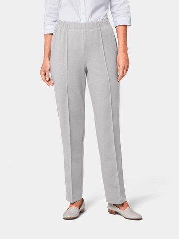 Goldner Regular Pantalon in Grijs: voorkant