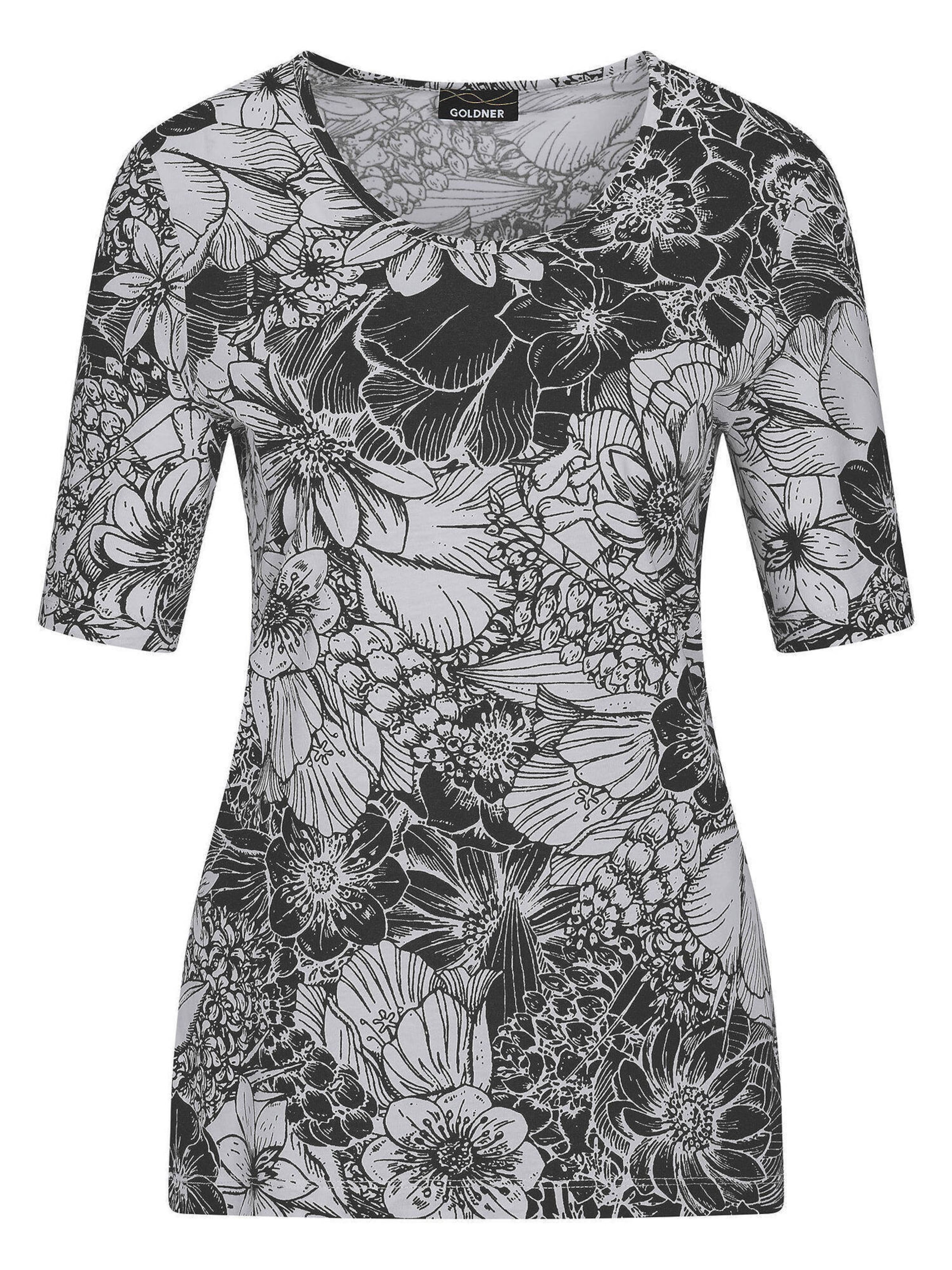 T-shirt Goldner en noir : devant