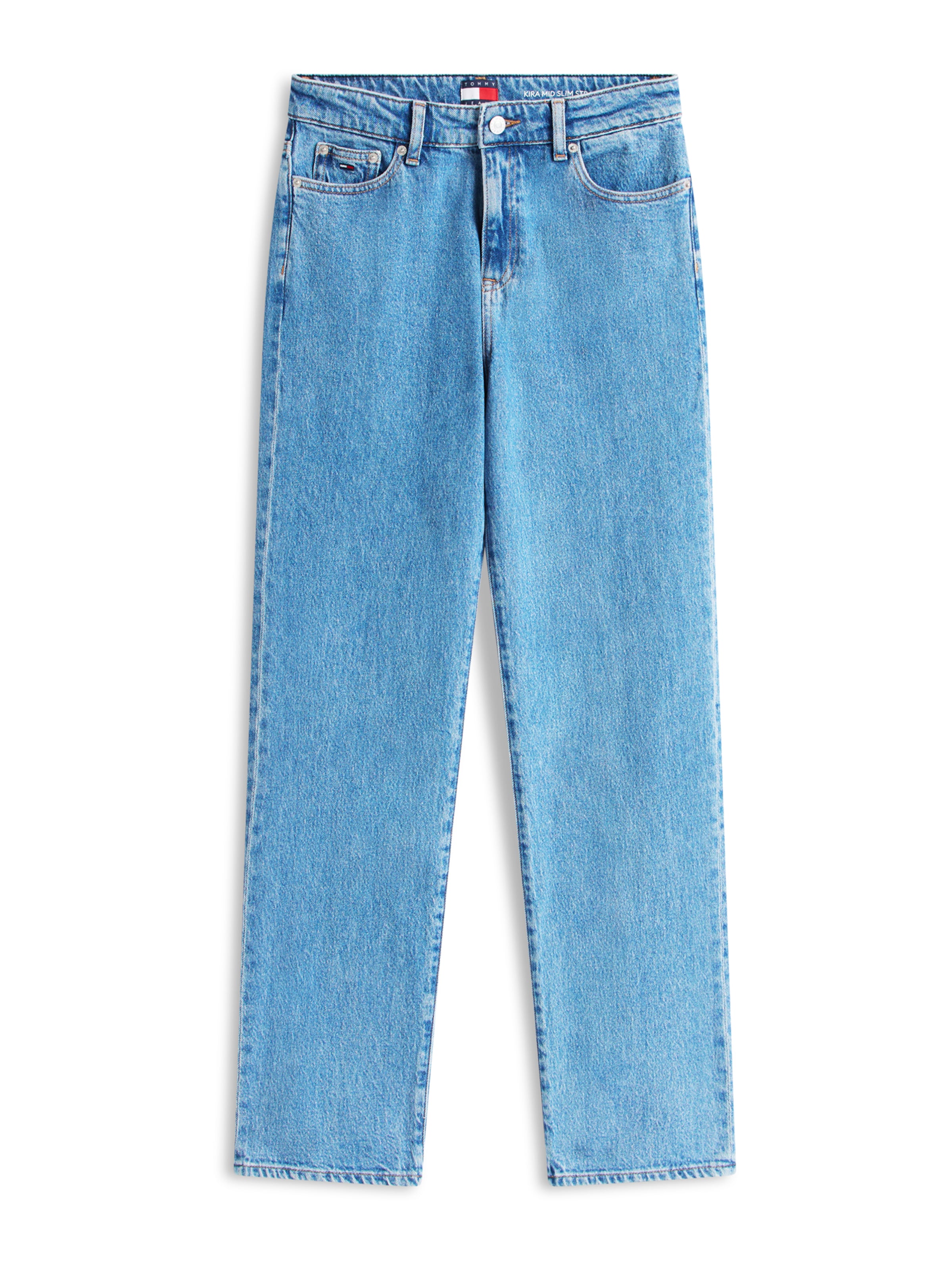 Tommy Jeans Liibuv Teksapüksid 'KIRA', värv sinine: eest vaates