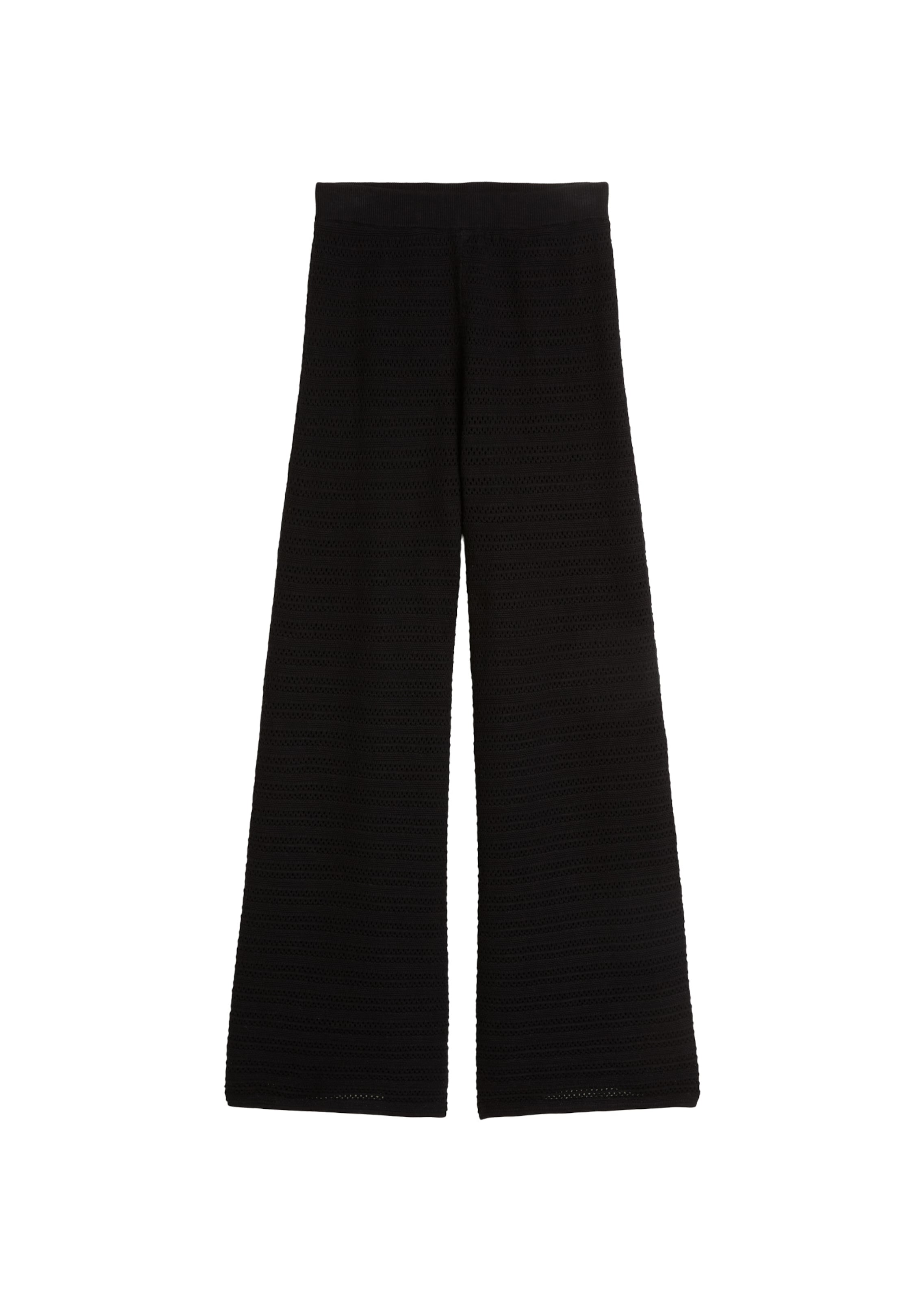 Marc O'Polo Wide leg Pants in Black: front