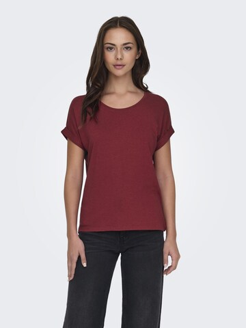 ONLY Shirt in Rood: voorkant