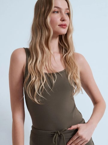 Dilvin Blouse in Groen